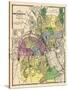 1870, Providence City Map, Rhode Island, United States-null-Stretched Canvas