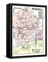 1870, Rutland, Rutland Center, Rutland West, West Rutland, Massachusetts, United States-null-Framed Stretched Canvas