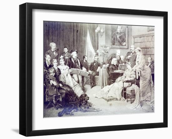 1870's Musical Soirée-null-Framed Giclee Print