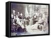 1870's Musical Soirée-null-Framed Stretched Canvas