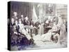1870's Musical Soirée-null-Stretched Canvas