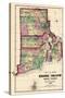 1870, State Map - Rhode Island, Providence and Plantations, Block Island, Rhode Island, United Stat-null-Stretched Canvas