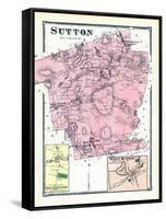 1870, Sutton, Sutton South, Sutton West, West Sutton, Massachusetts, United States-null-Framed Stretched Canvas