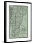 1870, Vermont State Map 1859, Vermont, United States-null-Framed Giclee Print