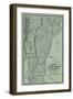 1870, Vermont State Map 1859, Vermont, United States-null-Framed Premium Giclee Print