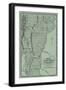1870, Vermont State Map 1859, Vermont, United States-null-Framed Premium Giclee Print