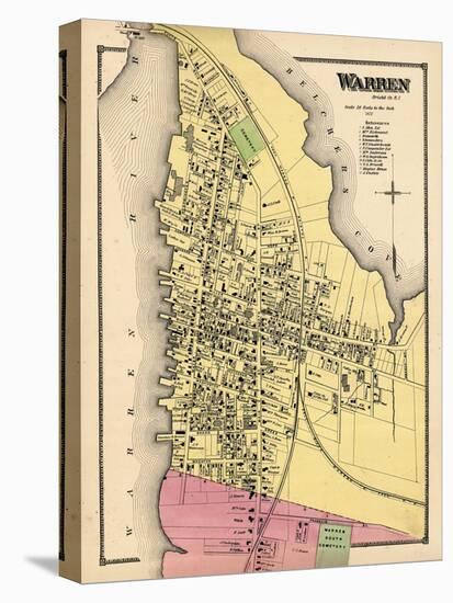 1870, Warren Town, Rhode Island, United States-null-Stretched Canvas