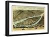 1870, Wheeling Bird's Eye View, West Virginia, United States-null-Framed Giclee Print