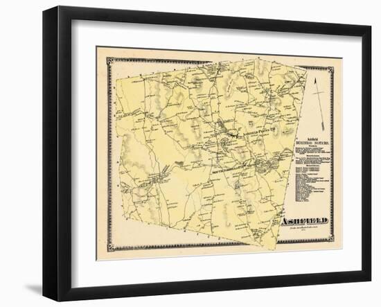 1871, Ashfield, Massachusetts, United States-null-Framed Giclee Print