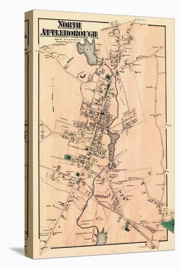 1871, Attleborough Town North, North Attleborough Town, Massachusetts, United States-null-Stretched Canvas