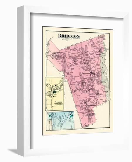 1871, Bridgton, Pin Hook, South Bridgton, Maine, United States-null-Framed Giclee Print