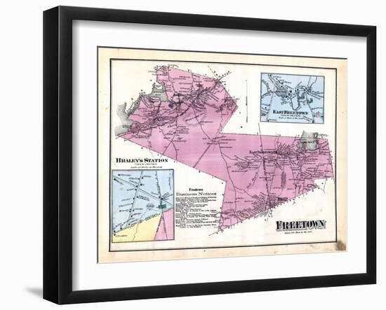 1871, Freetown, Bradley's Station, Freetown East, East Freetown, Massachusetts, United States-null-Framed Giclee Print