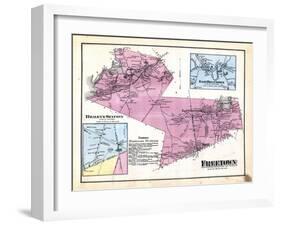 1871, Freetown, Bradley's Station, Freetown East, East Freetown, Massachusetts, United States-null-Framed Giclee Print