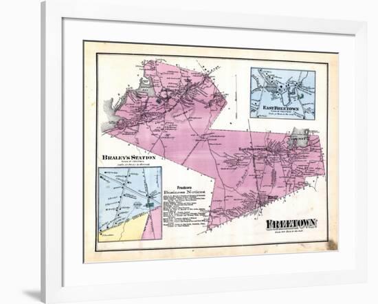 1871, Freetown, Bradley's Station, Freetown East, East Freetown, Massachusetts, United States-null-Framed Giclee Print