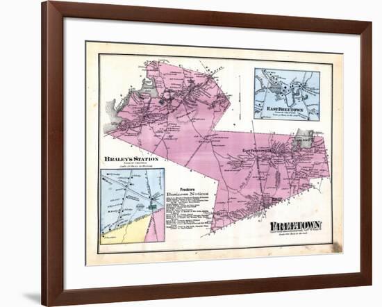 1871, Freetown, Bradley's Station, Freetown East, East Freetown, Massachusetts, United States-null-Framed Giclee Print