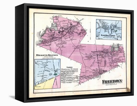 1871, Freetown, Bradley's Station, Freetown East, East Freetown, Massachusetts, United States-null-Framed Stretched Canvas