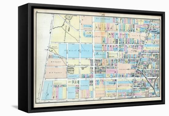 1871, Germantown, Philadelphia, Pennsylvania, United States-null-Framed Stretched Canvas