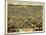 1871, Huntsville Bird's Eye View, Alabama, United States-null-Mounted Giclee Print