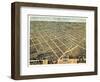 1871, Lexington Bird's Eye View, Kentucky, United States-null-Framed Giclee Print