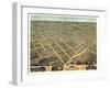 1871, Lexington Bird's Eye View, Kentucky, United States-null-Framed Giclee Print