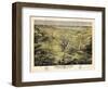 1871, Negaunee Bird's Eye View, Michigan, United States-null-Framed Giclee Print