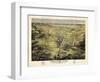 1871, Negaunee Bird's Eye View, Michigan, United States-null-Framed Giclee Print