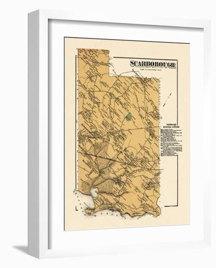 1871, Scarborough, Maine, United States-null-Framed Giclee Print
