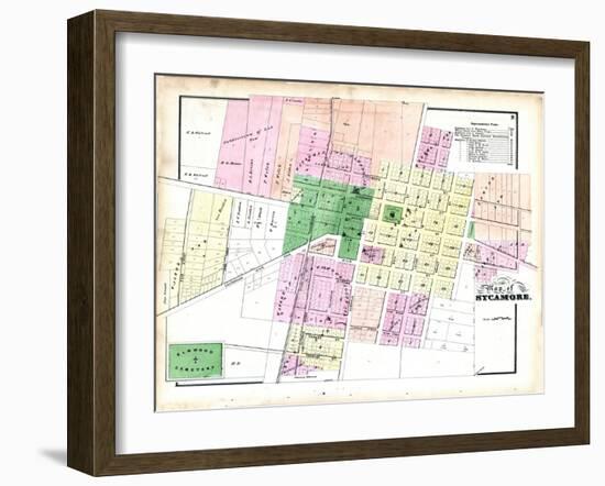 1871, Sycamore, Illinois, United States-null-Framed Giclee Print
