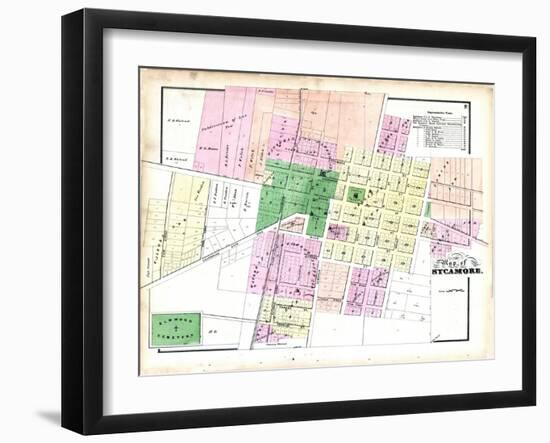 1871, Sycamore, Illinois, United States-null-Framed Giclee Print