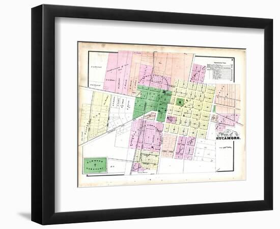 1871, Sycamore, Illinois, United States-null-Framed Giclee Print