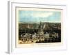 1871, Washington City and Capitol Bird's Eye View, District of Columbia, United States-null-Framed Giclee Print