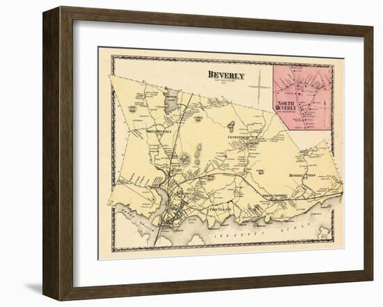 1872, Beverly, North Beverly, Massachusetts, United States-null-Framed Giclee Print