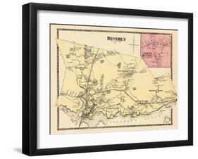 1872, Beverly, North Beverly, Massachusetts, United States-null-Framed Giclee Print