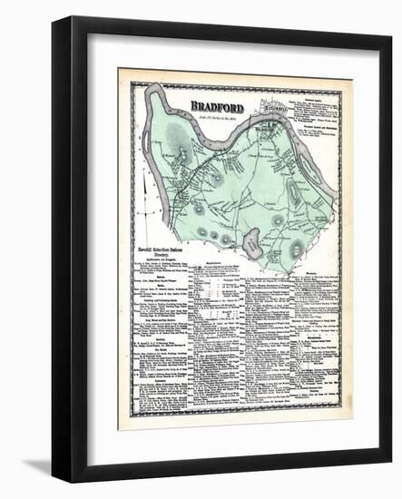 1872, Bradford, Massachusetts, United States-null-Framed Giclee Print