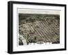 1872, Columbia Bird's Eye View, South Carolina, United States-null-Framed Giclee Print