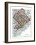 1872, Delaware, Montgomery, Bucks Counties, Pennsylvania, United States-null-Framed Giclee Print