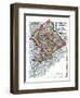 1872, Delaware, Montgomery, Bucks Counties, Pennsylvania, United States-null-Framed Giclee Print