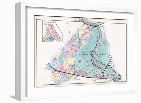 1872, Fairmount Park, Philadelphia, Pennsylvania, United States-null-Framed Giclee Print