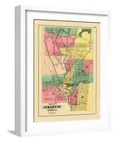 1872, Scranton City, Pennsylvania, United States-null-Framed Giclee Print