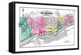 1872, Williamsport City, Pennsylvania, United States-null-Framed Stretched Canvas