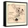 1873, Allentown, New Jersey, United States-null-Framed Stretched Canvas