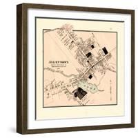 1873, Allentown, New Jersey, United States-null-Framed Giclee Print