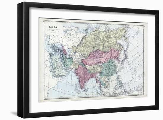 1873, Asia-null-Framed Giclee Print
