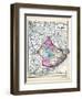 1873, Atlantic County Map, New Jersey, United States-null-Framed Giclee Print