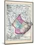 1873, Atlantic County Map, New Jersey, United States-null-Mounted Giclee Print