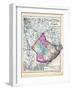 1873, Atlantic County Map, New Jersey, United States-null-Framed Giclee Print