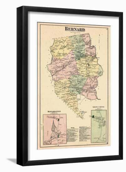 1873, Bernard, Bernardsville, Liberty Corner, New Jersey, United States-null-Framed Giclee Print