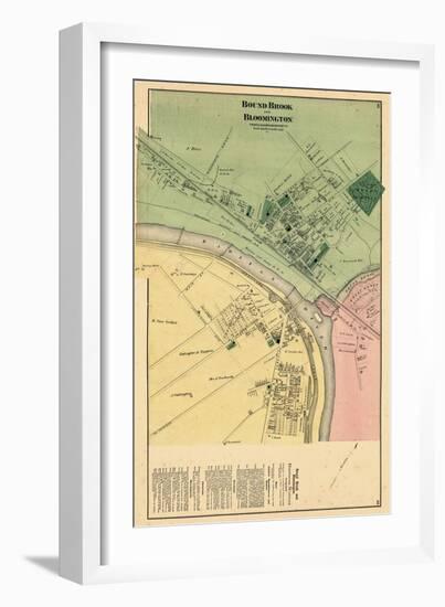 1873, Bound Brook and Bloomington, New Jersey, United States-null-Framed Giclee Print