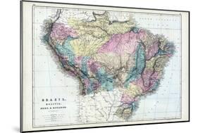 1873, Brazil, Bolivia, Peru, Ecuador-null-Mounted Giclee Print