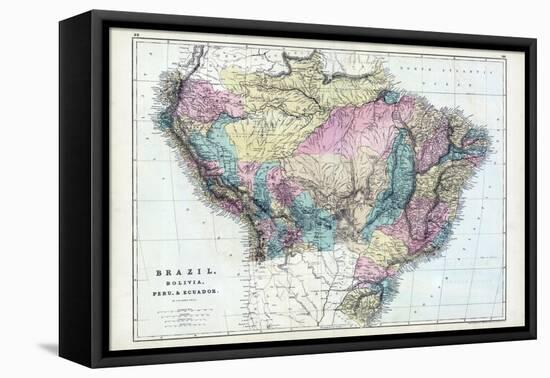 1873, Brazil, Bolivia, Peru, Ecuador-null-Framed Stretched Canvas